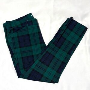 Old Navy Women’s Green & Navy Plaid Chinos Size 10